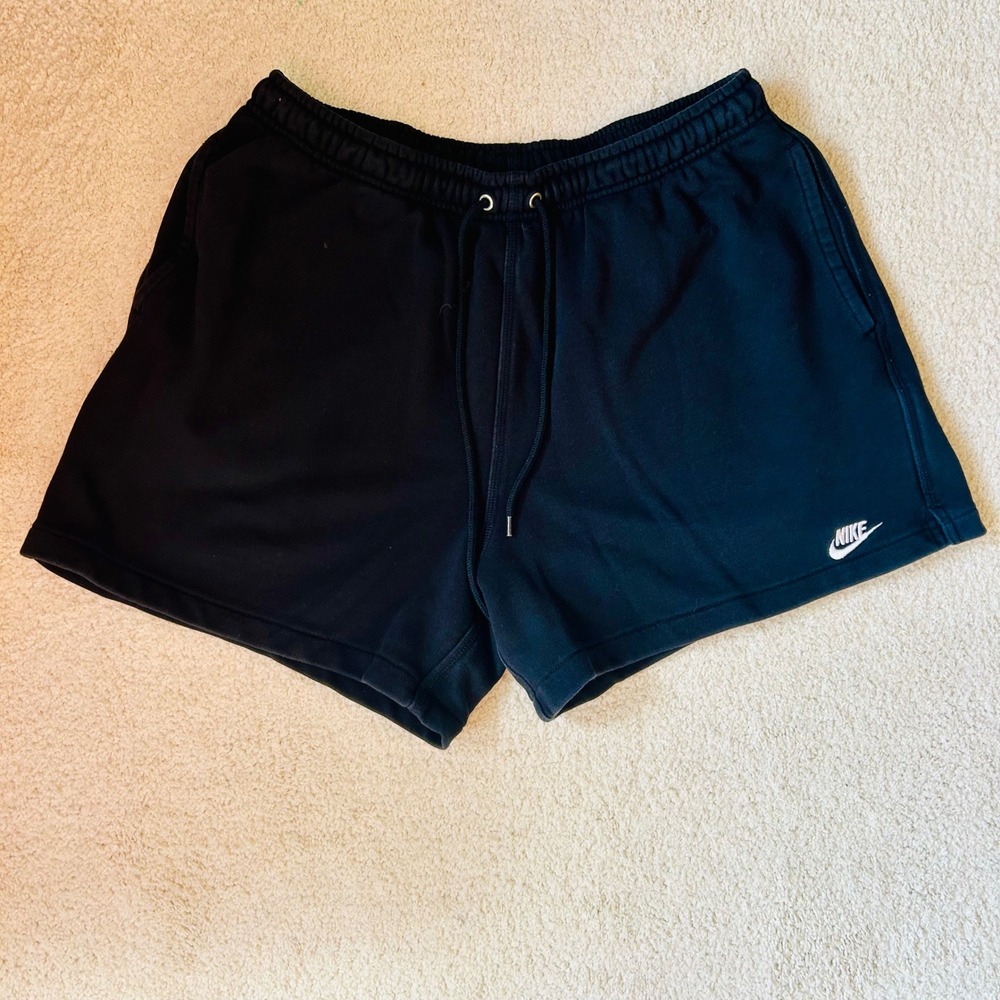 Nike Mens M Sportswear Athletic Joggers Track Pants & Shorts Lot of 2 Black - Picture 6 of 8